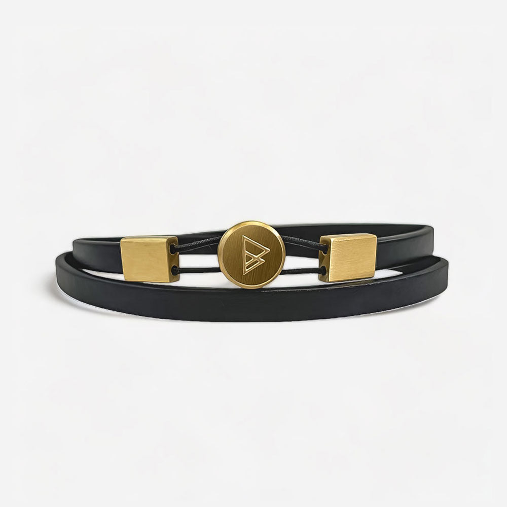 Bracelet en cuir Patrice Hill’s, fabriqué en France, élégant et intemporel