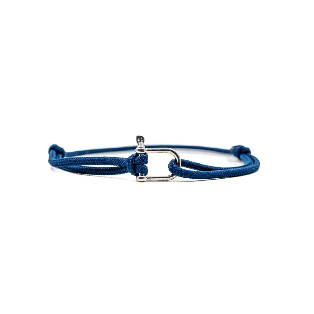 Bracelet Patrice Hill's femme bleu fabriqué à la main en France