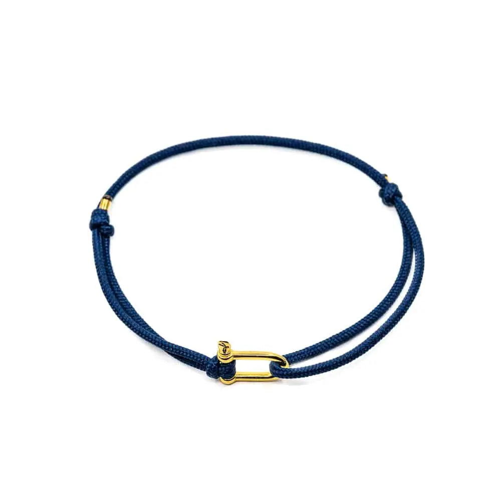 Bracelet Patrice Hill's femme bleu fabriqué à la main en France