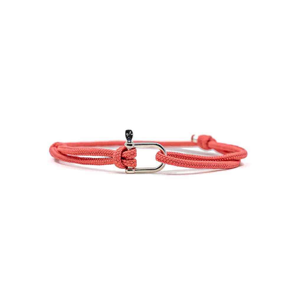 Bracelet Patrice Hill's femme rose fabriqué à la main en France