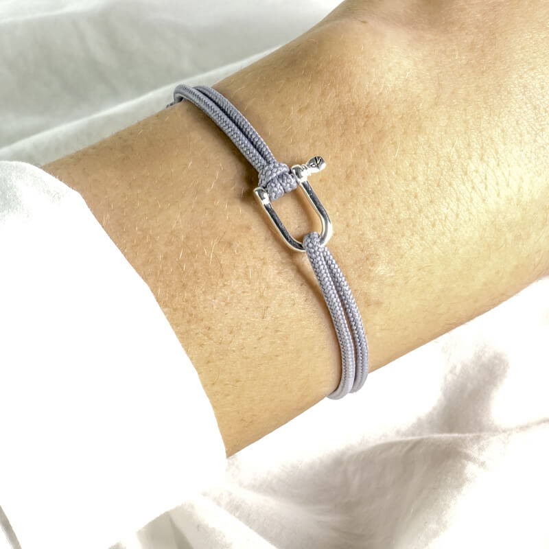 Bracelet gris femme Patrice Hill's fabriqué en france