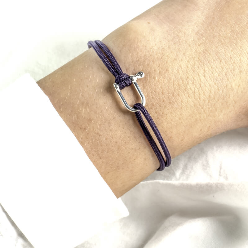 Bracelet Patrice Hill's femme aux teintes proupres fabriqué à la main en France