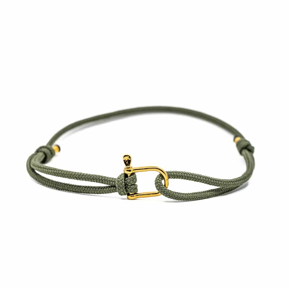 Bracelet Patrice Hill's femme vert foret fabriqué à la main en France