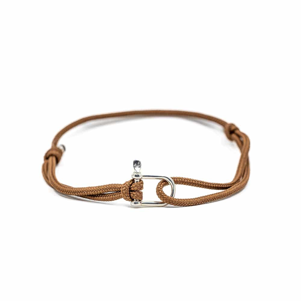 bracelet Patrice Hill's femme noisette fabriqué à la main en france