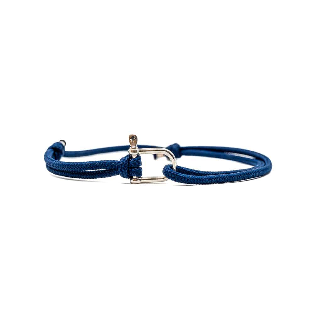 Bracelet femme bleu fabriqué à la main en France