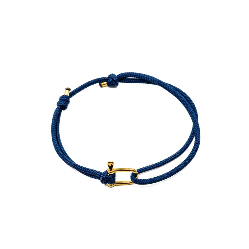 Bracelet femme bleu fabriqué à la main en France