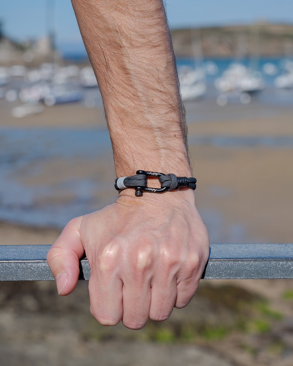 bracelet gris ardoise Sideral